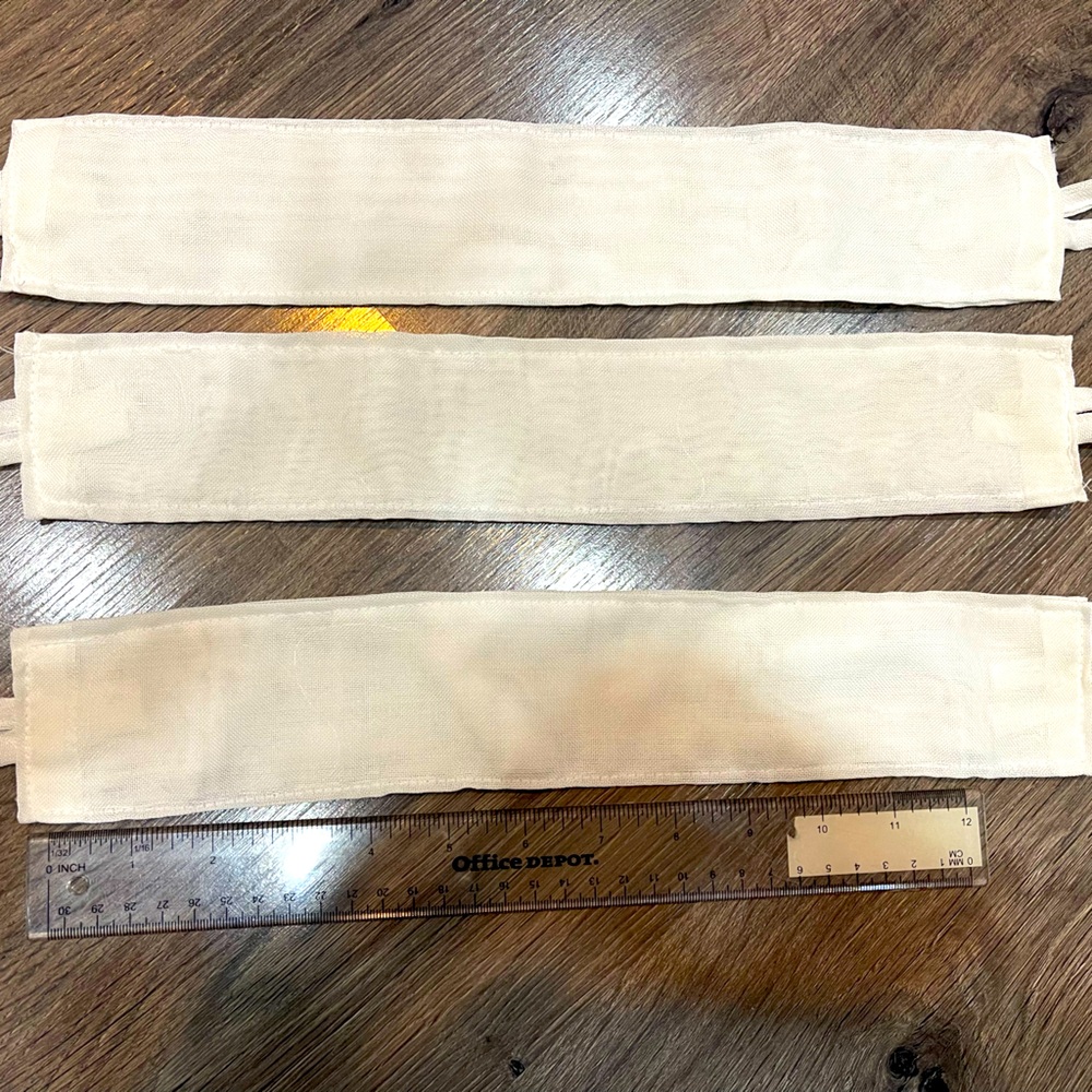 Lace curtain tie backs 10 pcs handmade